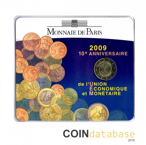 Set Obverse Image minted in FRANCE in 2009 (2€ Coincard BU)  - The Coin Database