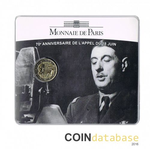 Set Obverse Image minted in FRANCE in 2010 (2€ Coincard BU)  - The Coin Database