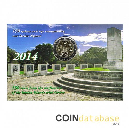 Set Obverse Image minted in GREECE in 2014 (2€ Coincard BU)  - The Coin Database