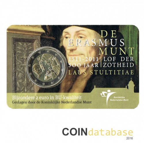 Set Obverse Image minted in NETHERLANDS in 2011 (2€ Coincard BU)  - The Coin Database