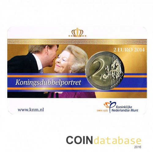 Set Reverse Image minted in NETHERLANDS in 2014 (2€ Coincard BU)  - The Coin Database