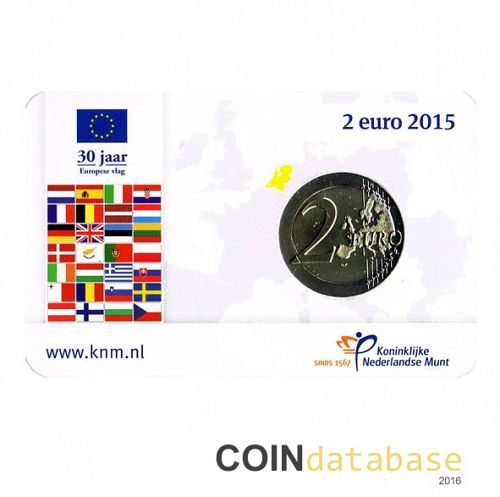 Set Reverse Image minted in NETHERLANDS in 2015 (2€ Coincard BU)  - The Coin Database