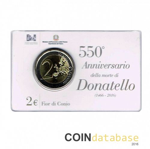 Set Obverse Image minted in ITALY in 2016 (2€ Coincard BU)  - The Coin Database