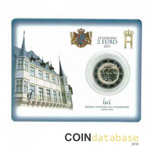 Set Obverse Image minted in LUXEMBOURG in 2011 (2€ Coincard BU)  - The Coin Database