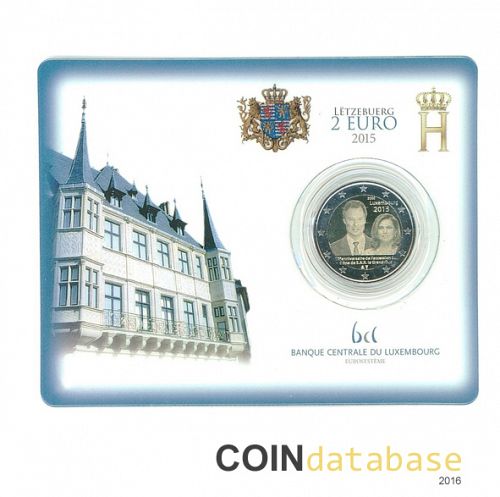 Set Obverse Image minted in LUXEMBOURG in 2015 (2€ Coincard BU)  - The Coin Database
