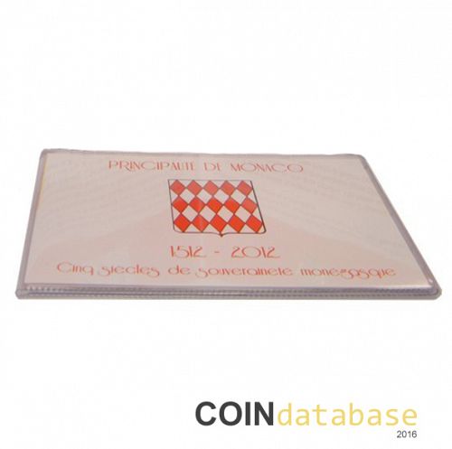 Set Obverse Image minted in MONACO in 2012 (2€ Coincard BU)  - The Coin Database