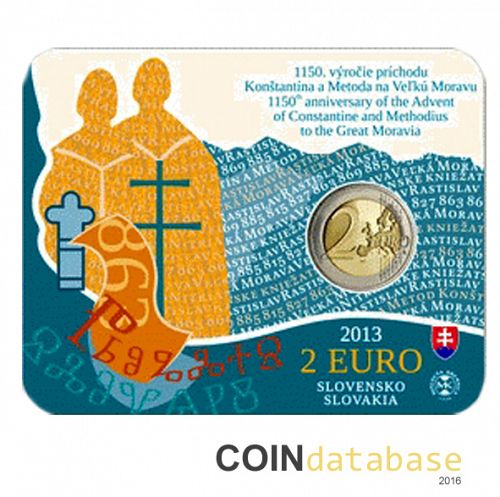 Set Obverse Image minted in SLOVAKIA in 2013 (2€ Coincard BU)  - The Coin Database
