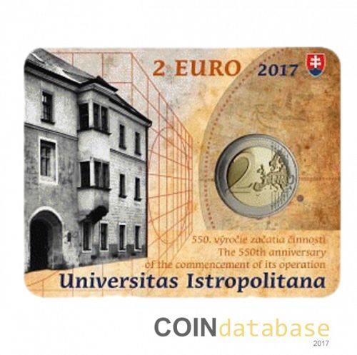 Set Obverse Image minted in SLOVAKIA in 2017 (2€ Coincard BU)  - The Coin Database