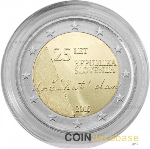 Set Obverse Image minted in SLOVENIA in 2016 (2€ Capsule PROOF)  - The Coin Database