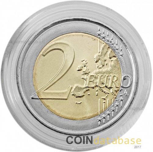 Set Reverse Image minted in SLOVENIA in 2016 (2€ Capsule PROOF)  - The Coin Database