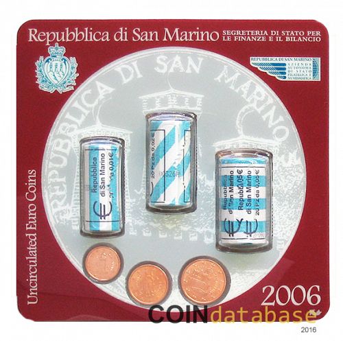 Set Obverse Image minted in SAN MARINO in 2006 (Annual 