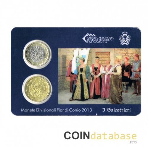 Set Obverse Image minted in SAN MARINO in 2013 (Annual 