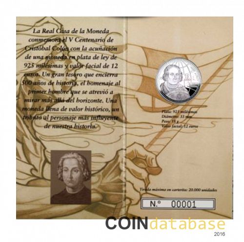 Set Reverse Image minted in SPAIN in 2006 (12€ Commemorative BU)  - The Coin Database