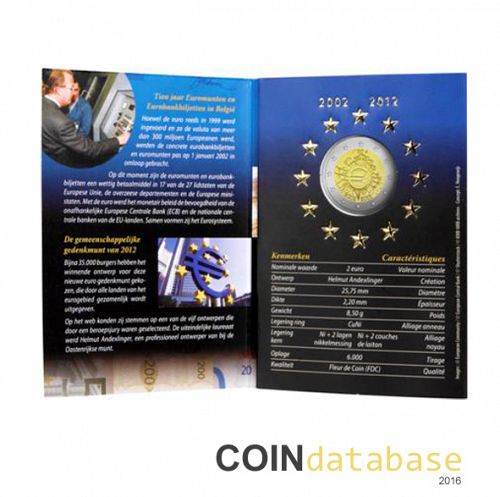 Set Reverse Image minted in BELGIUM in 2012 (2€ Commemorative Mint Sets BU)  - The Coin Database