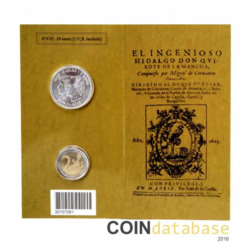 Set Obverse Image minted in SPAIN in 2005 (2€ Commemorative BU + 12€ (Silver))  - The Coin Database