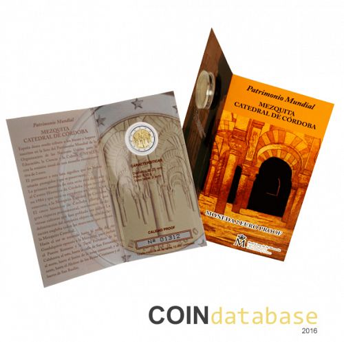 Set Obverse Image minted in SPAIN in 2010 (2€ Commemorative PROOF)  - The Coin Database