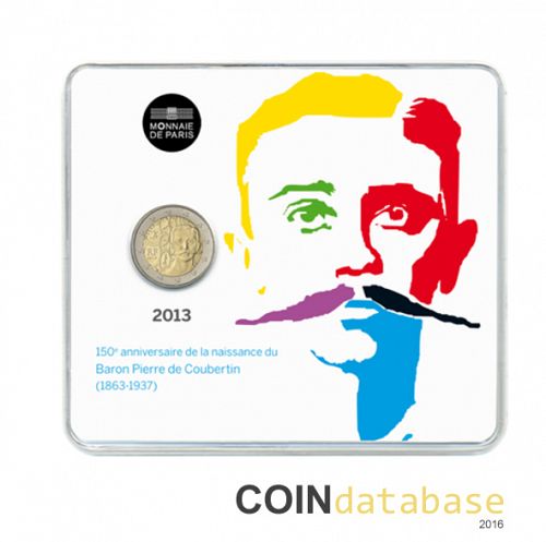 Set Obverse Image minted in FRANCE in 2013 (2€ Coincard BU)  - The Coin Database