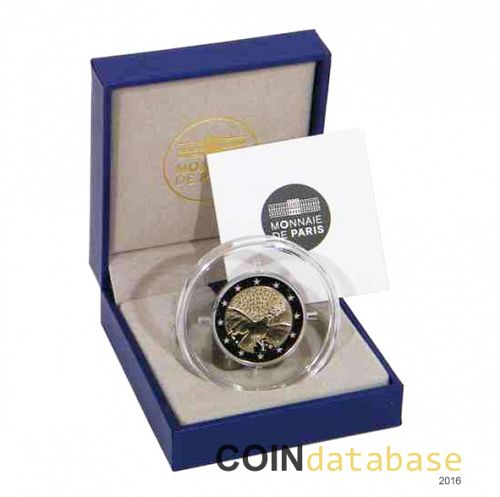 Set Obverse Image minted in FRANCE in 2015 (2€ Commemorative PROOF)  - The Coin Database