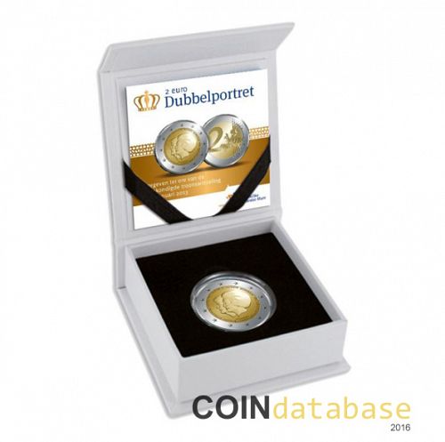 Set Obverse Image minted in NETHERLANDS in 2013 (2€ Commemorative PROOF)  - The Coin Database