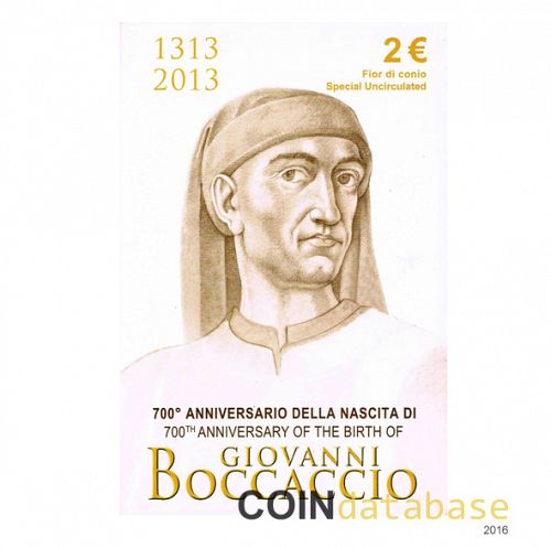 Set Obverse Image minted in ITALY in 2013 (2€ Commemorative Mint Sets BU)  - The Coin Database