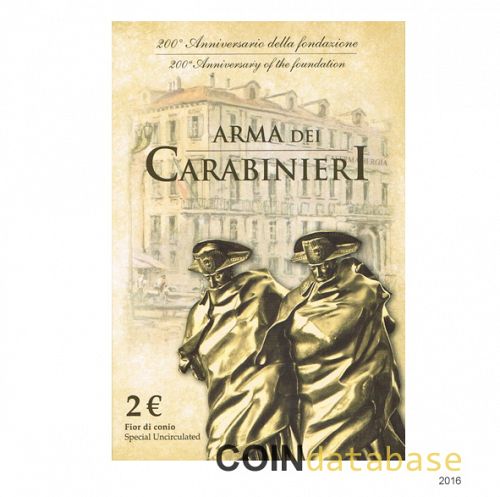 Set Obverse Image minted in ITALY in 2014 (2€ Commemorative Mint Sets BU)  - The Coin Database