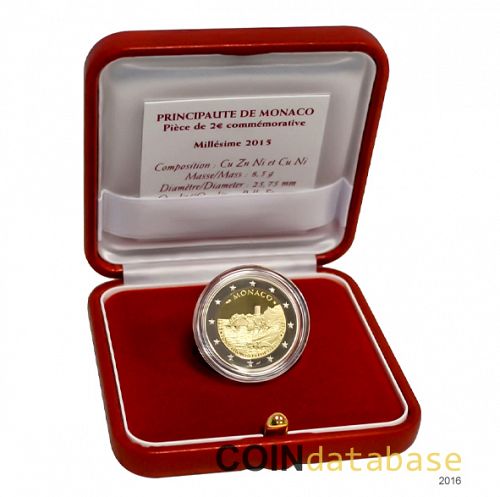 Set Obverse Image minted in MONACO in 2015 (2€ Commemorative PROOF)  - The Coin Database