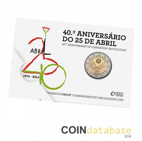 Set Reverse Image minted in PORTUGAL in 2014 (2€ Commemorative PROOF)  - The Coin Database