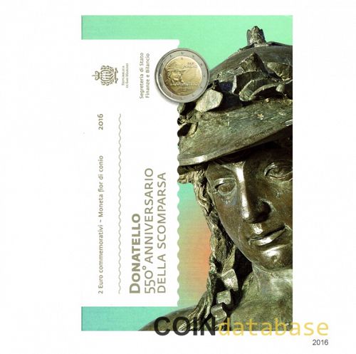 Set Obverse Image minted in SAN MARINO in 2016 (2€ Commemorative set - BU)  - The Coin Database