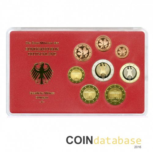 Set Obverse Image minted in GERMANY in 2004F (Annual Mint Sets PROOF)  - The Coin Database
