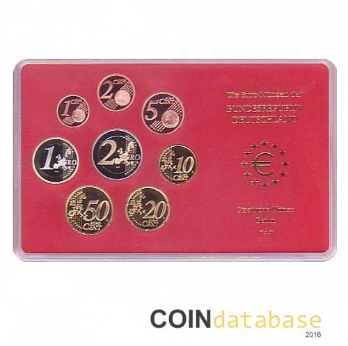 Set Reverse Image minted in GERMANY in 2002A (Annual Mint Sets PROOF)  - The Coin Database