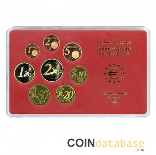 Set Reverse Image minted in GERMANY in 2004F (Annual Mint Sets PROOF)  - The Coin Database
