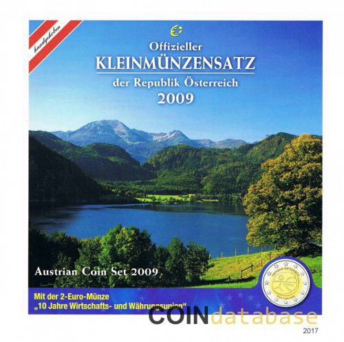 Set Obverse Image minted in AUSTRIA in 2009 (Annual Mint Sets BU)  - The Coin Database