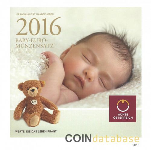 Set Obverse Image minted in AUSTRIA in 2016 (Baby Set UNC)  - The Coin Database