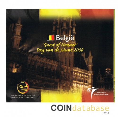 Set Obverse Image minted in BELGIUM in 2008 (Dag van de Munt BU)  - The Coin Database