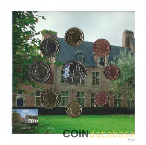 Set Reverse Image minted in BELGIUM in 2006 (Annual Mint Sets BU with a colored medal)  - The Coin Database