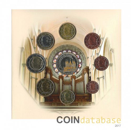 Set Reverse Image minted in BELGIUM in 2009 (Annual Mint Sets BU with a colored medal)  - The Coin Database
