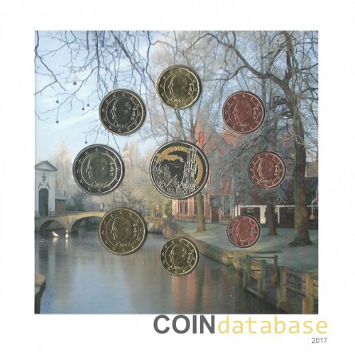 Set Reverse Image minted in BELGIUM in 2010 (Annual Mint Sets BU with a colored medal)  - The Coin Database
