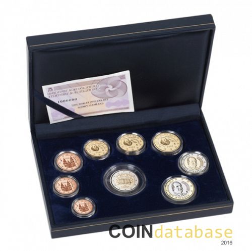 Set Obverse Image minted in SPAIN in 2007 (Annual Mint Sets PROOF)  - The Coin Database