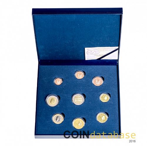 Set Obverse Image minted in SPAIN in 2016 (Annual Mint Sets PROOF)  - The Coin Database