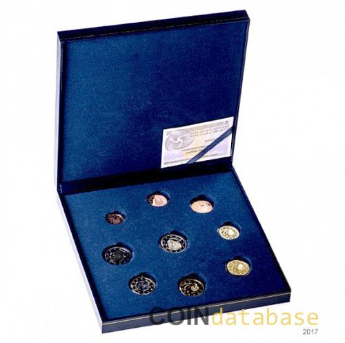 Set Obverse Image minted in SPAIN in 2017 (Annual Mint Sets PROOF)  - The Coin Database