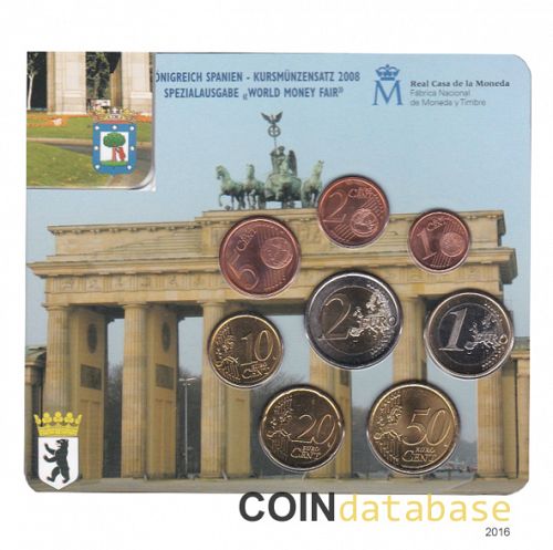 Set Reverse Image minted in SPAIN in 2008 (World Money Fair Mint Sets BU)  - The Coin Database