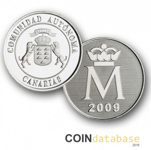 Set Reverse Image minted in SPAIN in 2009 (Annual Mint Sets BU (Autonomias))  - The Coin Database