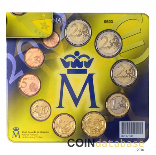 Set Reverse Image minted in SPAIN in 2012 (Annual Mint Sets BU)  - The Coin Database