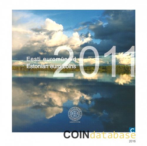 Set Obverse Image minted in ESTONIA in 2011 (Annual Mint Sets BU)  - The Coin Database