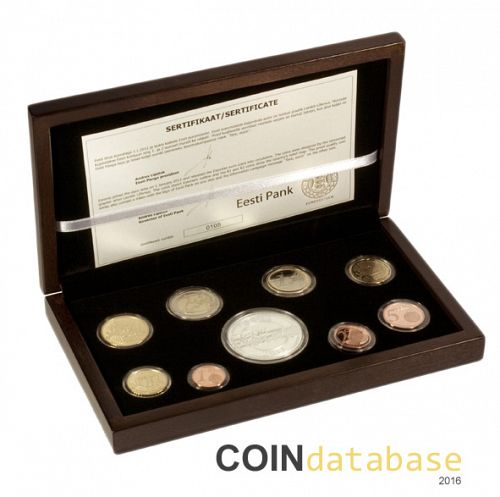Set Reverse Image minted in ESTONIA in 2011 (Annual Mint Sets PROOF)  - The Coin Database