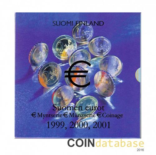 Set Obverse Image minted in FINLAND in 1999/01 (Annual Mint Sets BU)  - The Coin Database