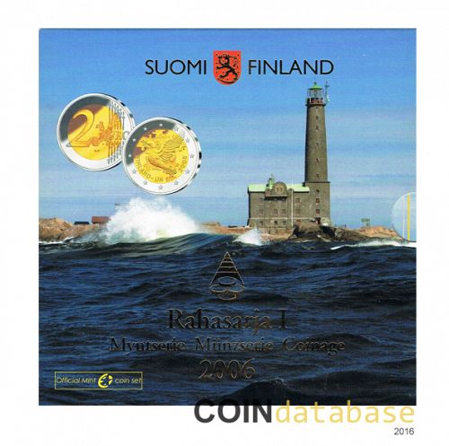 Set Obverse Image minted in FINLAND in 2006/I (Annual Mint Sets BU)  - The Coin Database