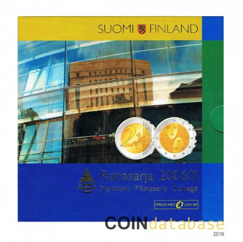 Set Obverse Image minted in FINLAND in 2006/II (Annual Mint Sets BU)  - The Coin Database