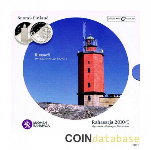 Set Obverse Image minted in FINLAND in 2010/I (Annual Mint Sets BU)  - The Coin Database