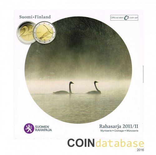 Set Obverse Image minted in FINLAND in 2011/II (Annual Mint Sets BU)  - The Coin Database
